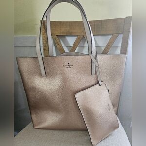 Kate Spade Tote with attached/removable pouch
